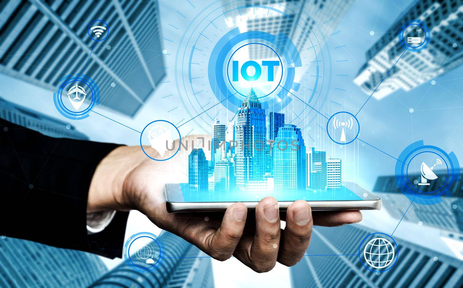 5G Communication Technology Wireless Internet Network for Global Business Growth, Social Media, Digital E-commerce and Entertainment Home Use.