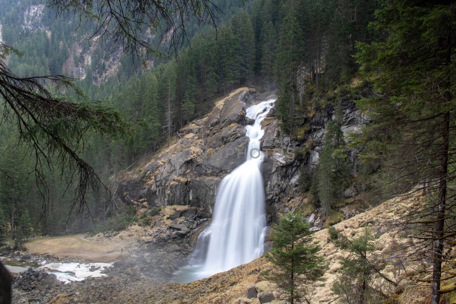 Krimmler waterfall in Austria by ValentimePix