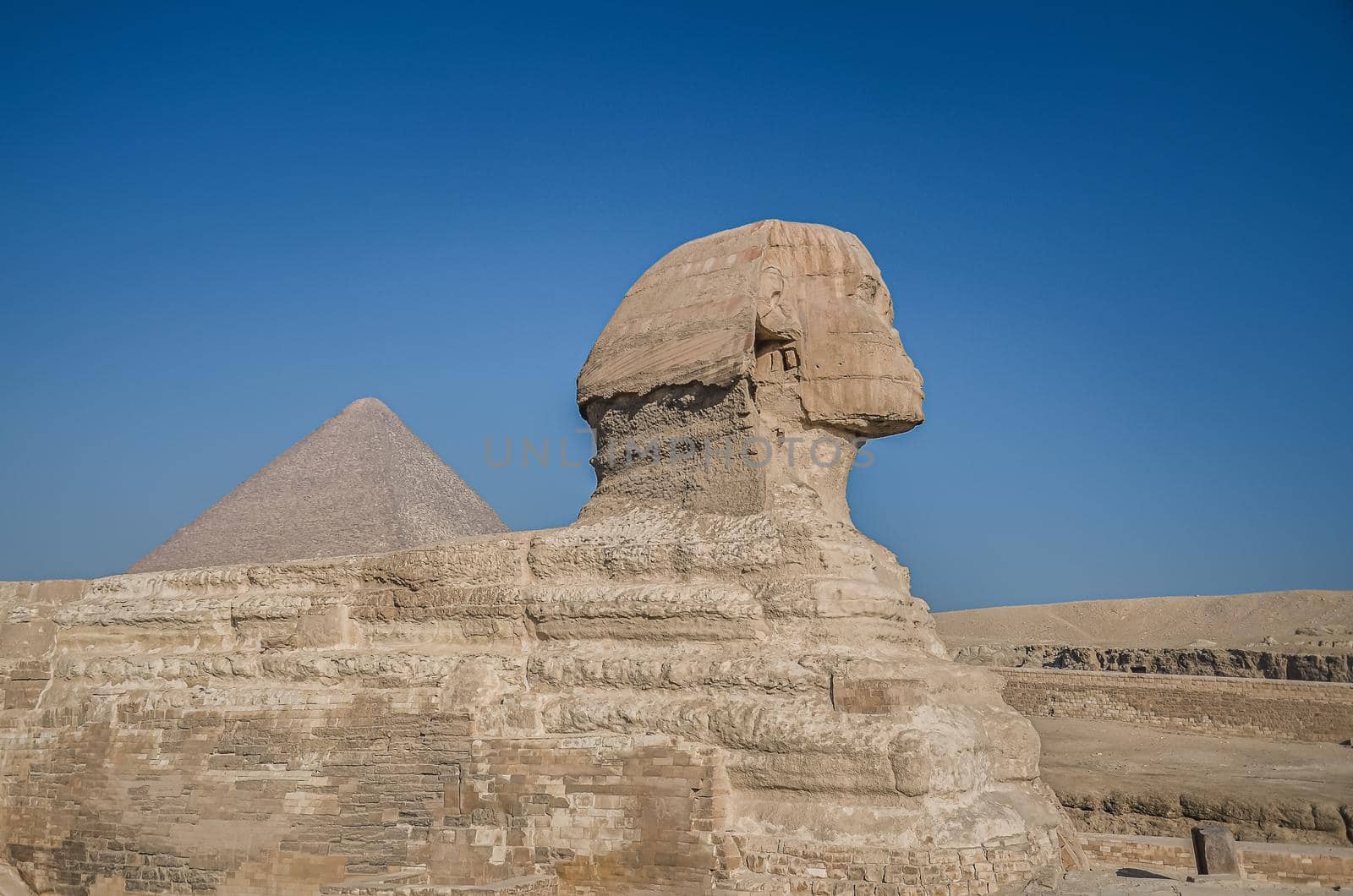 Egyptian Sphinx Ancient Egyptian Ruins and Pyramids by AndriiDrachuk