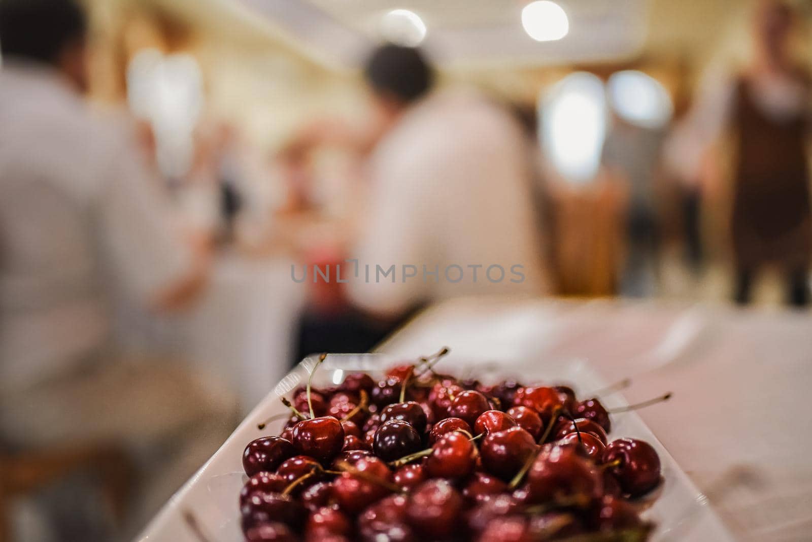 Sweet pastries desserts. Dinner Catering. Concept wedding birthday by AndriiDrachuk