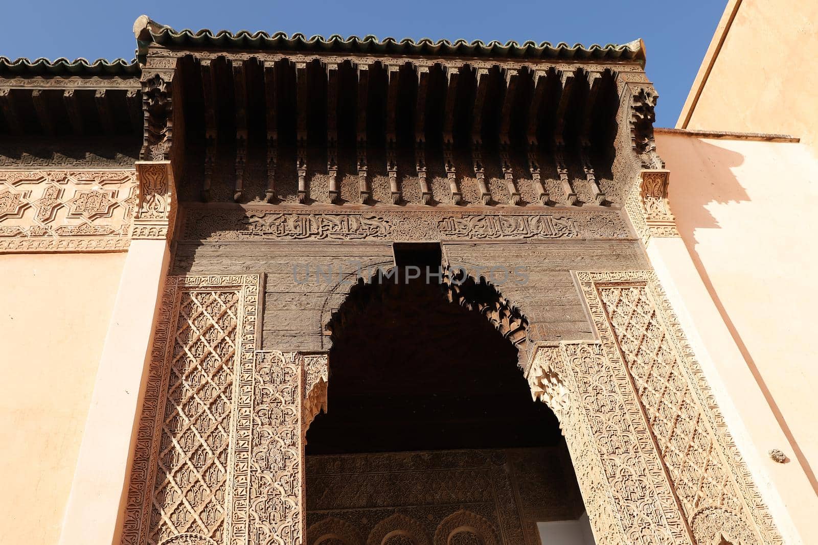 Saadiens Tombs in Marrakech City in Morocco