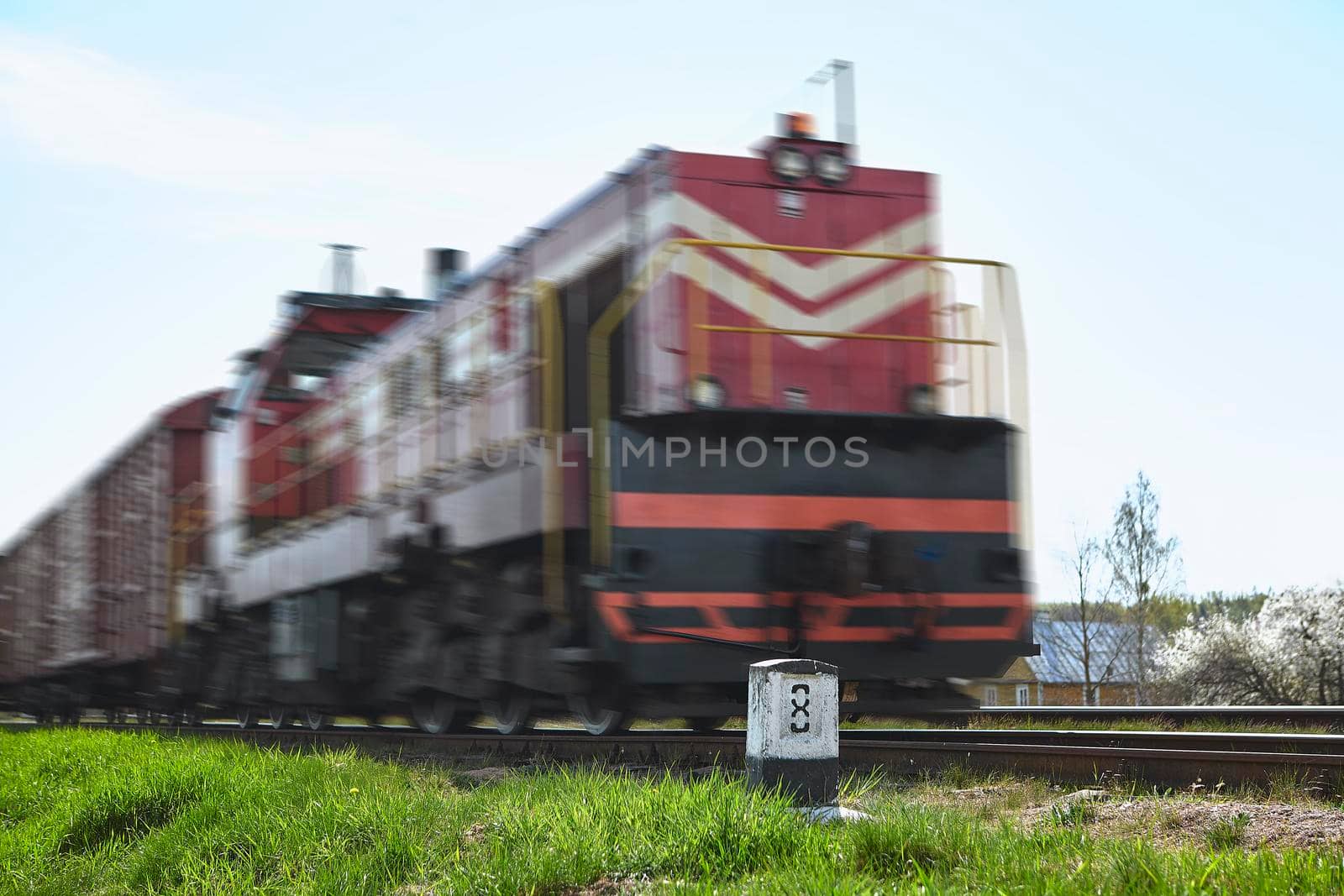 Industrial railway train wheel technology close up perspective concept background. Old railroad.