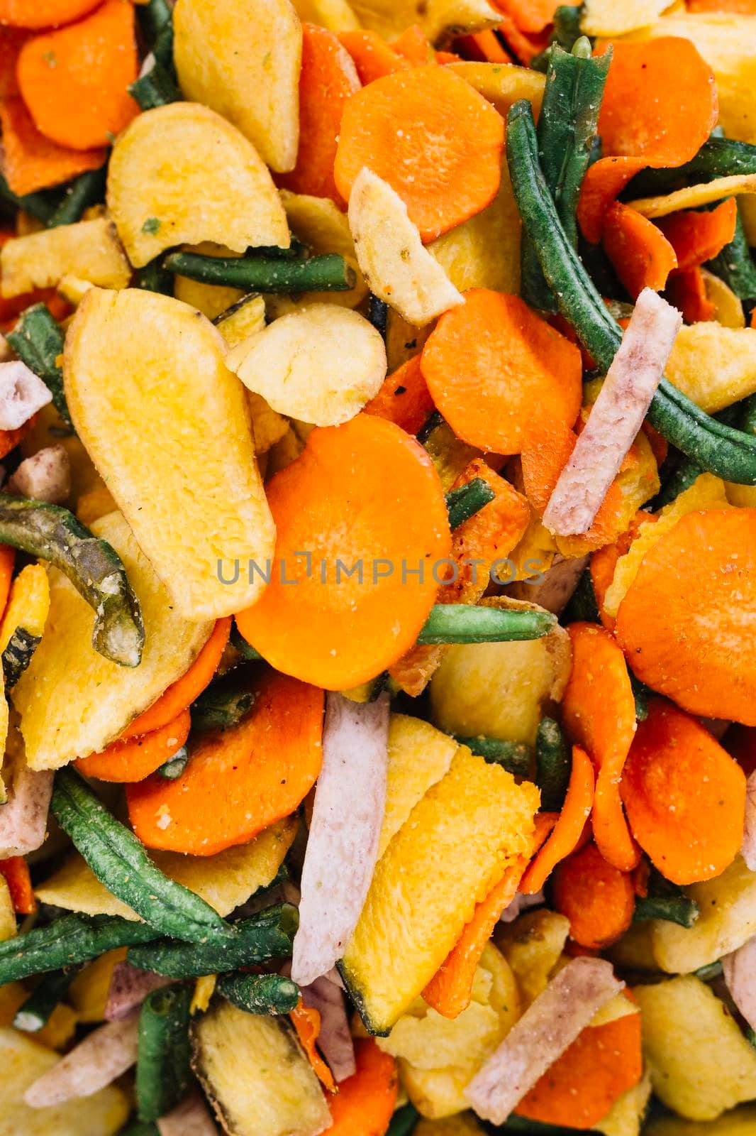 homemade marinated mixed vegetables slices