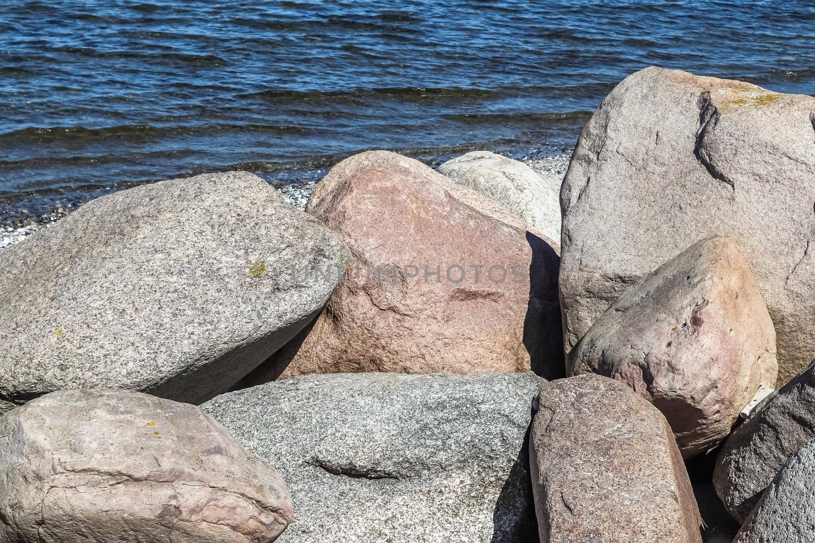 Beautiful beaches at the baltic sea on a sunny day in northern Germany