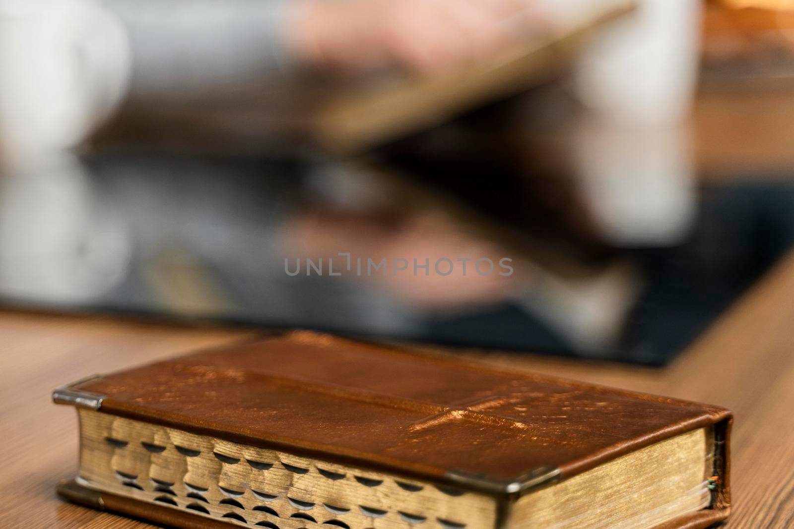 bible book kitchen table by Zahard