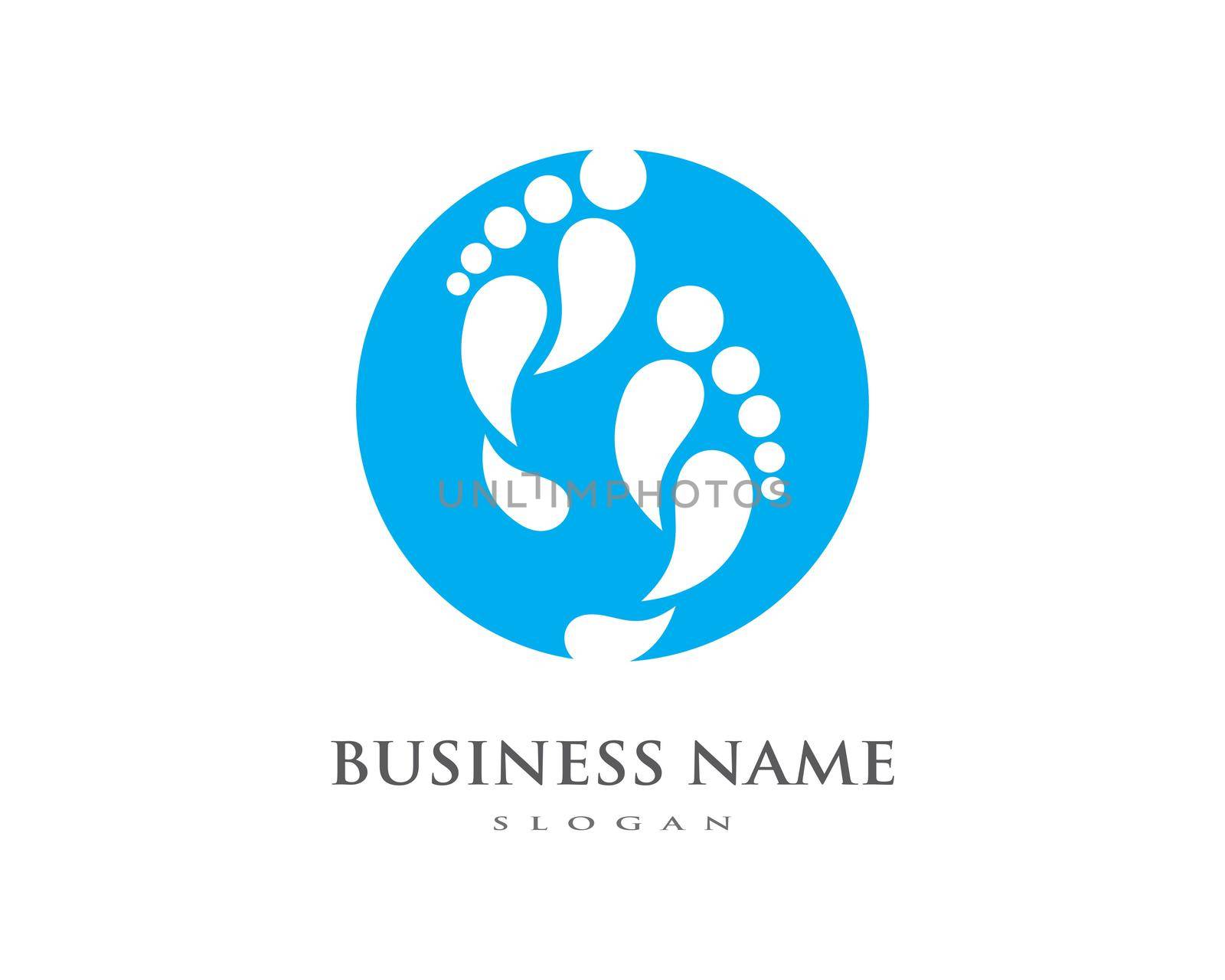 foot Logo Template vector icon