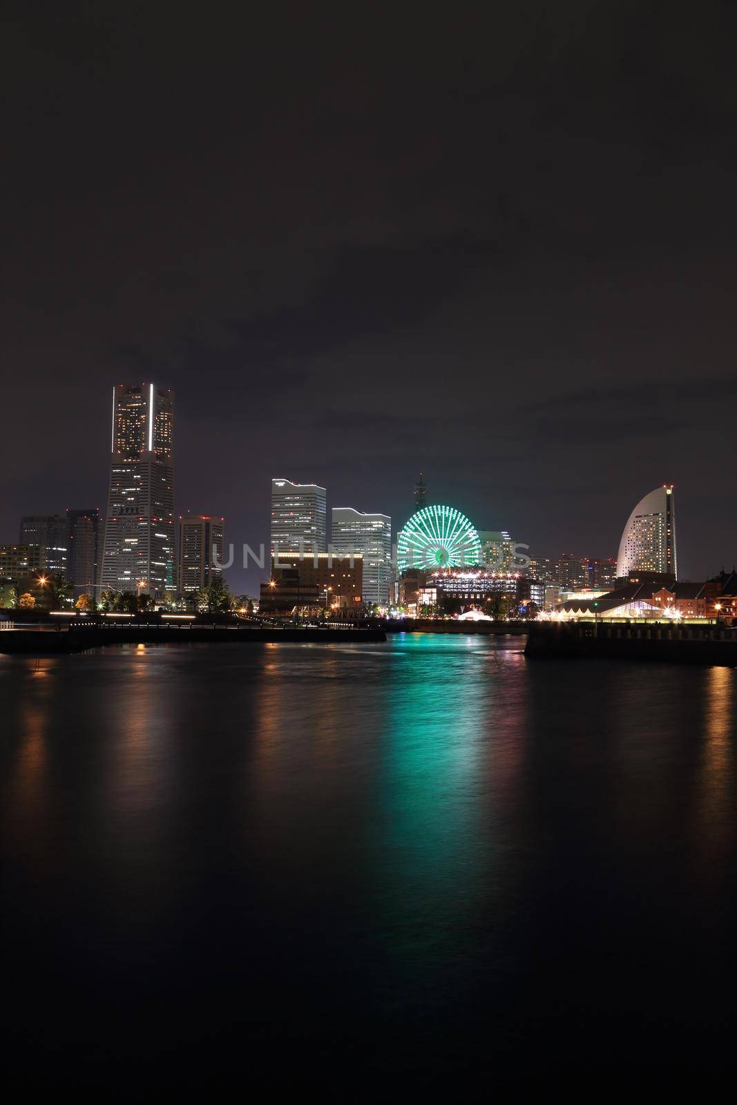 View of marina bay in Yokohama City, Japan
