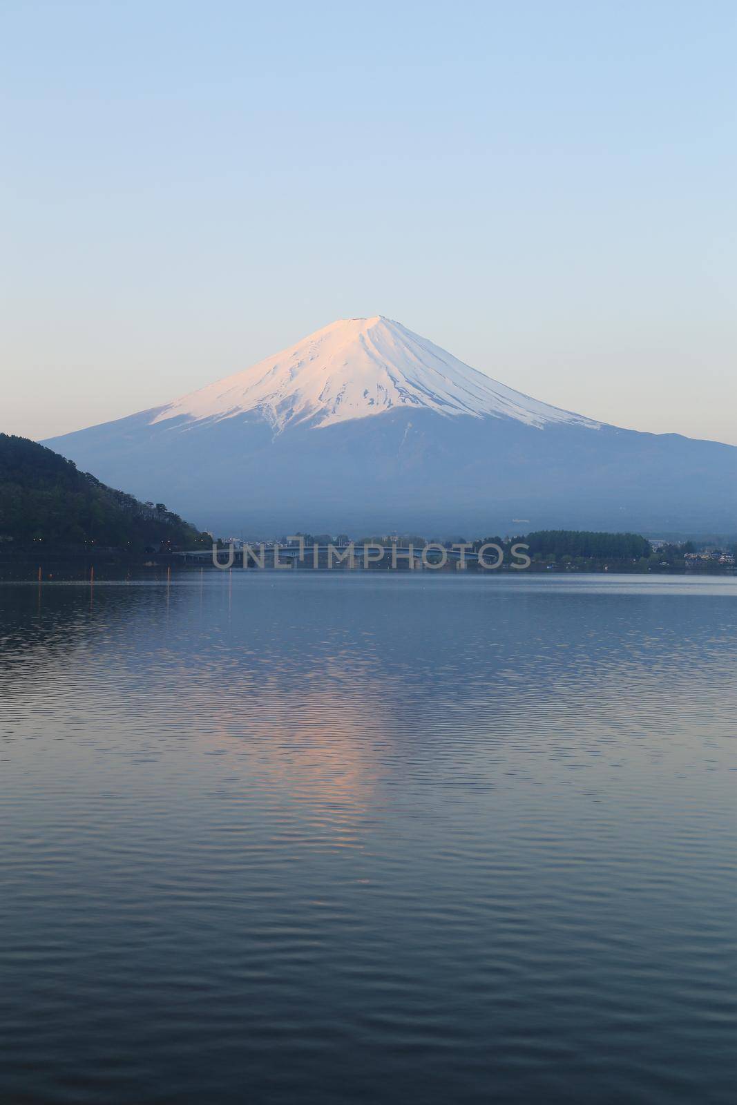 Mount Fuji, view from Lake Kawaguchiko, Japan