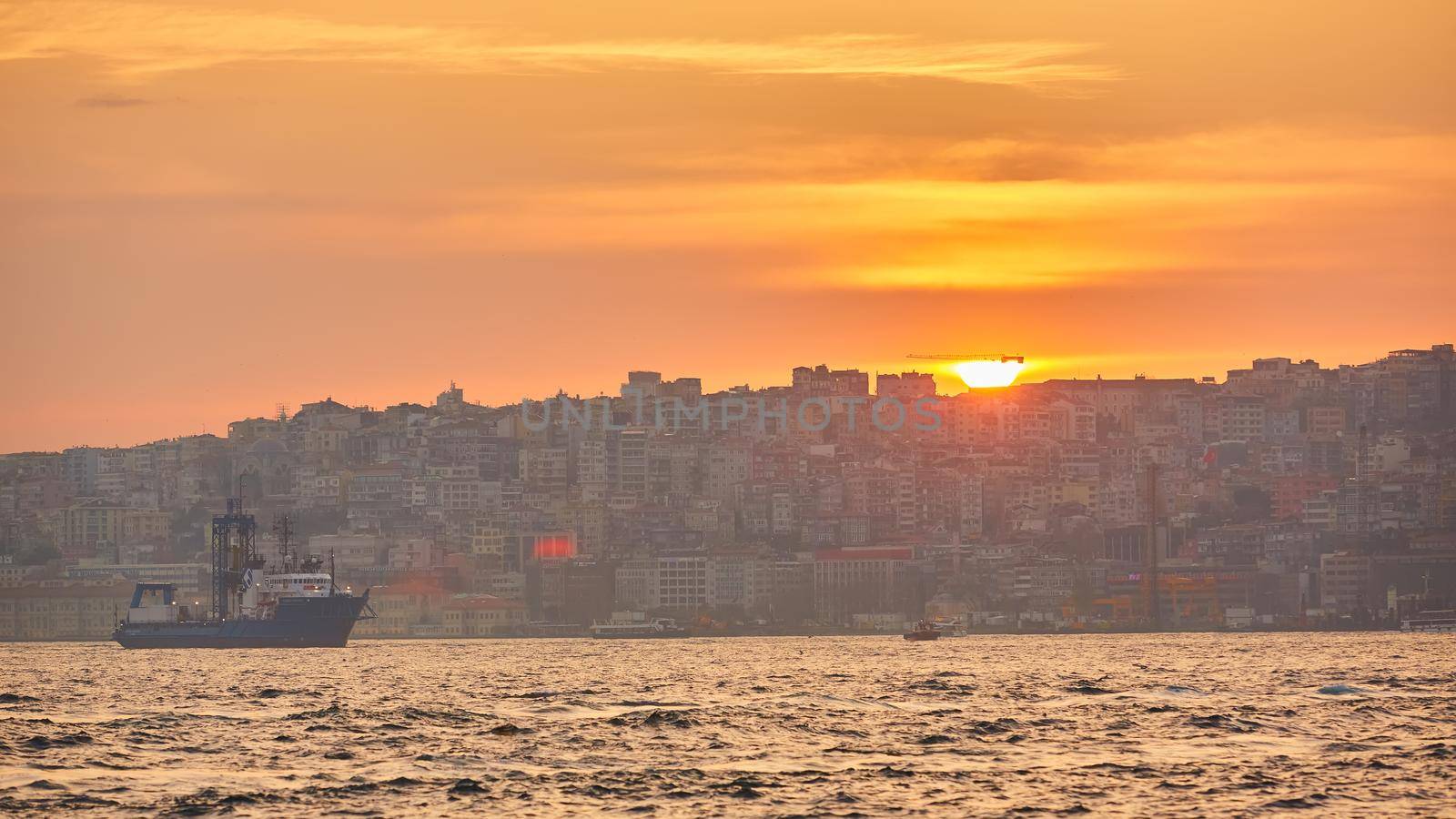 Besiktas coastline, the European side of Istanbul