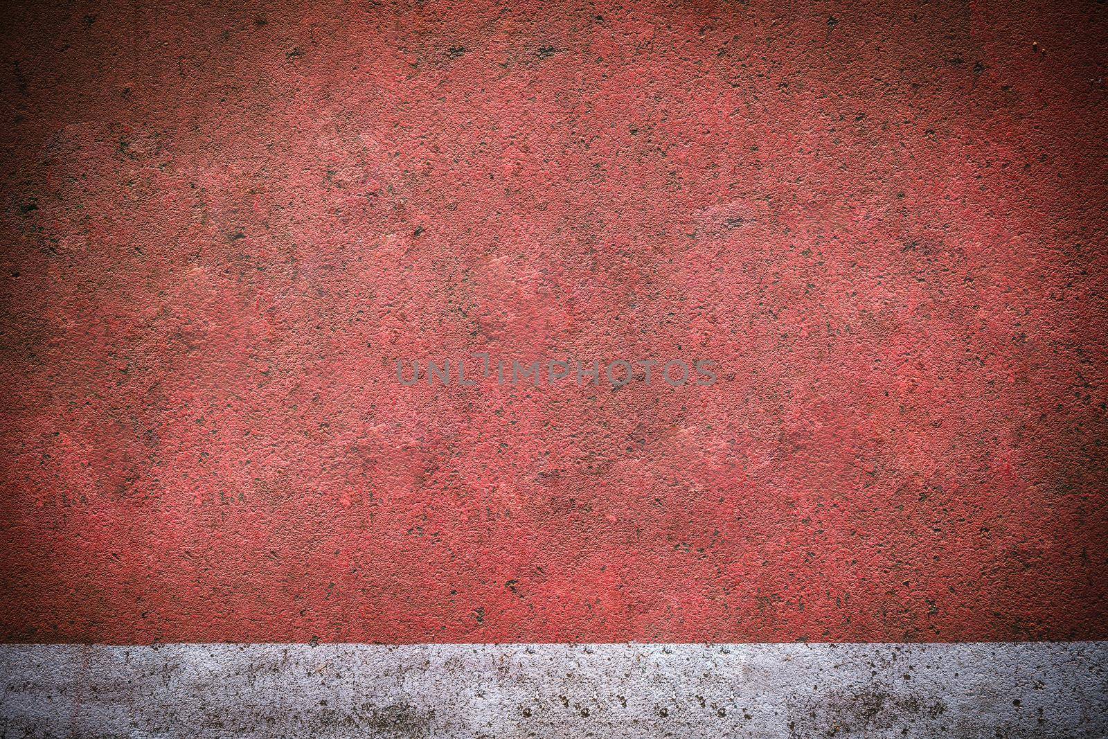 Red concrete background by cla78