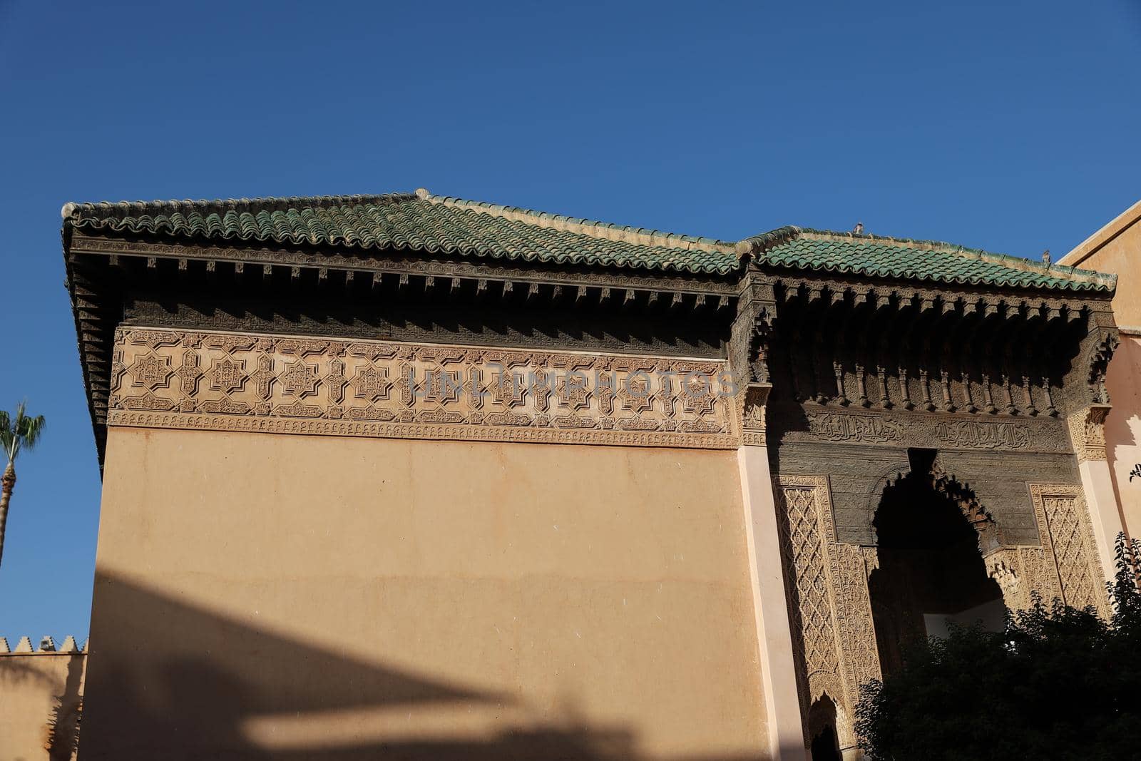 Saadiens Tombs in Marrakech City in Morocco