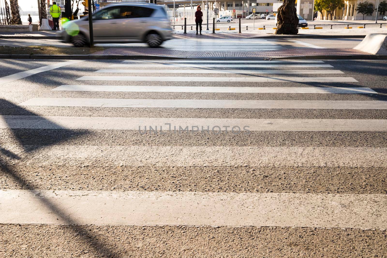 zebra crosswalk road safety by Zahard