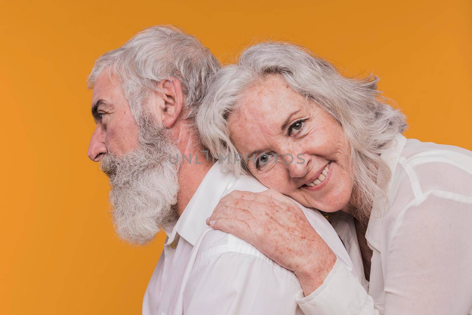 elderly couple by Zahard