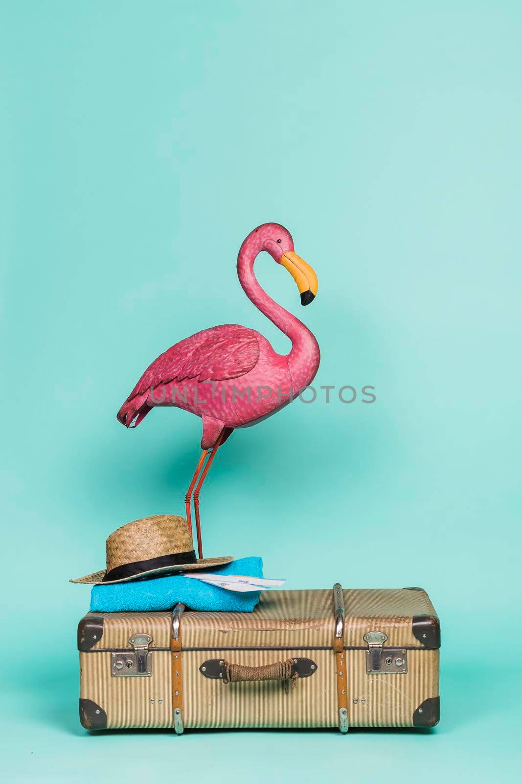 pink flamingo travel accessories by Zahard