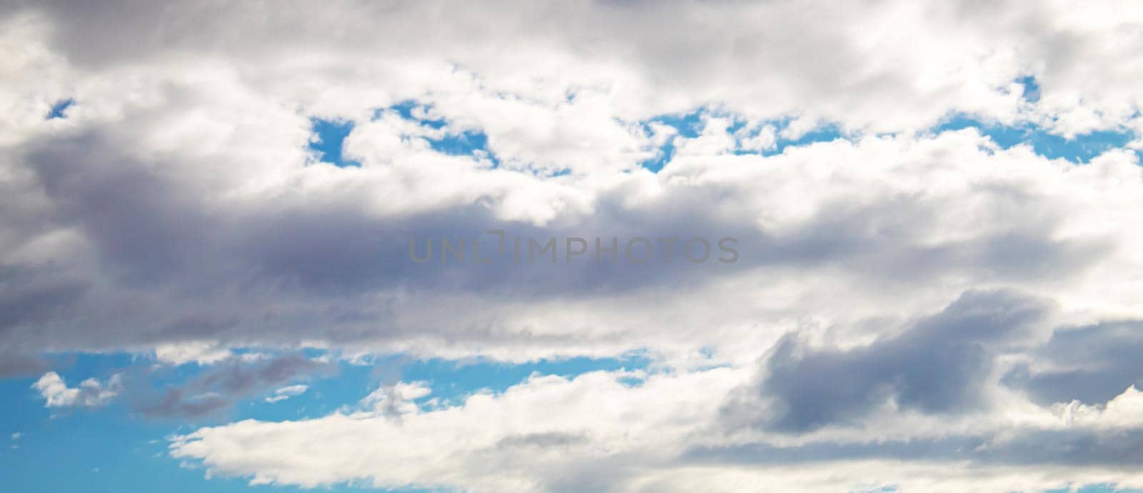 Blue sky with clouds selective focus.nature sky objects by mila1784