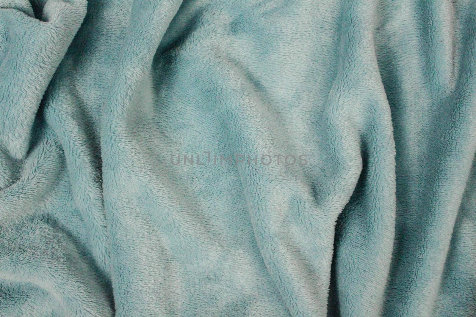 Plush blanket wavy texture. Light blue with shadows waves. by JuliaDorian