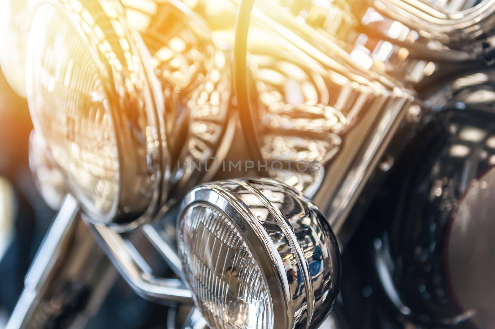 Headlight of a powerful motorbike by cla78