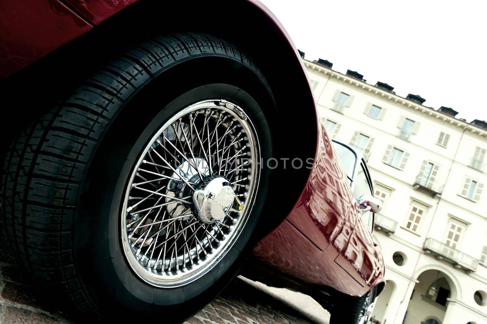 Red vintage car by cla78