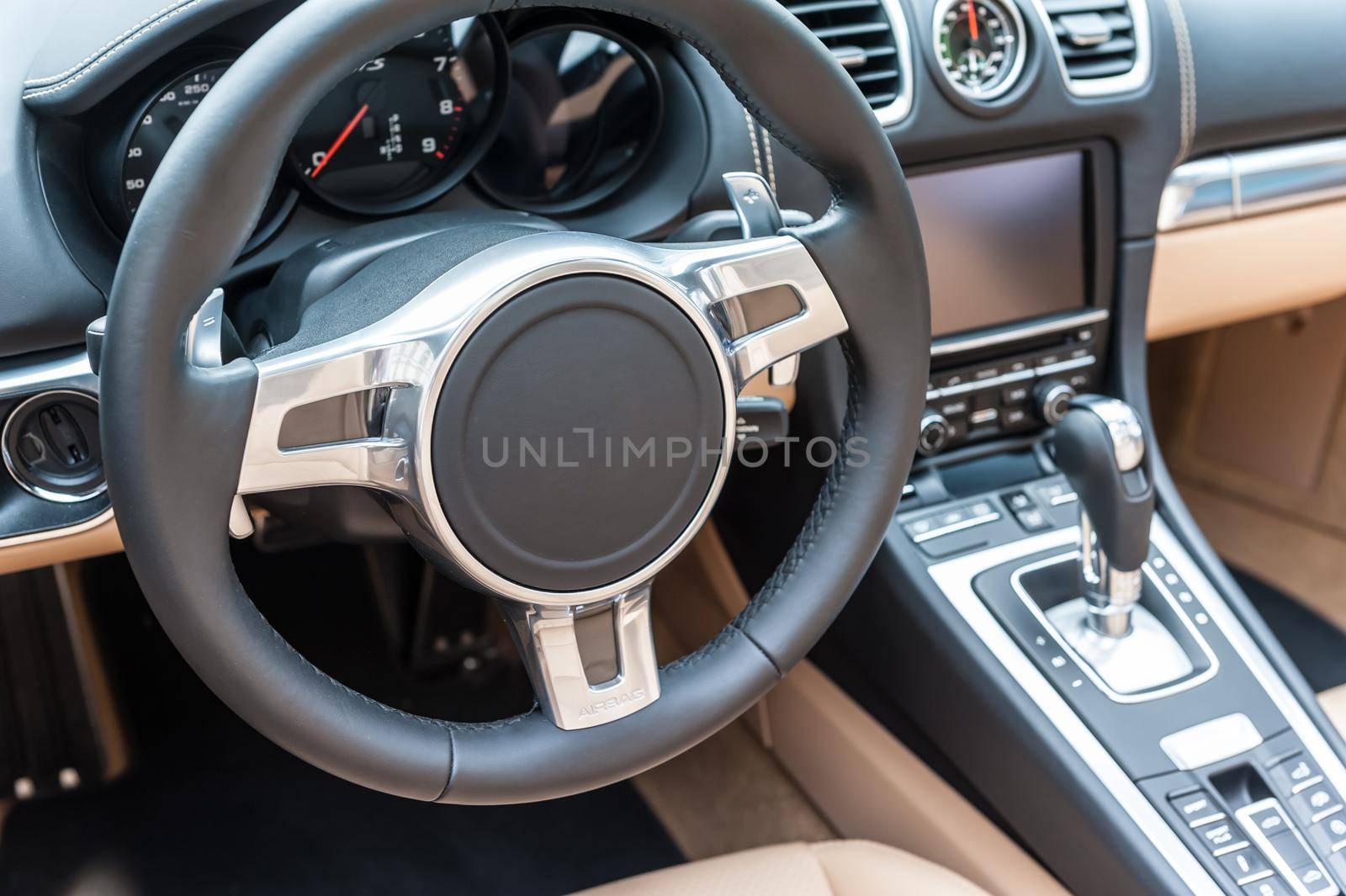 Interior of a generic sport car by cla78
