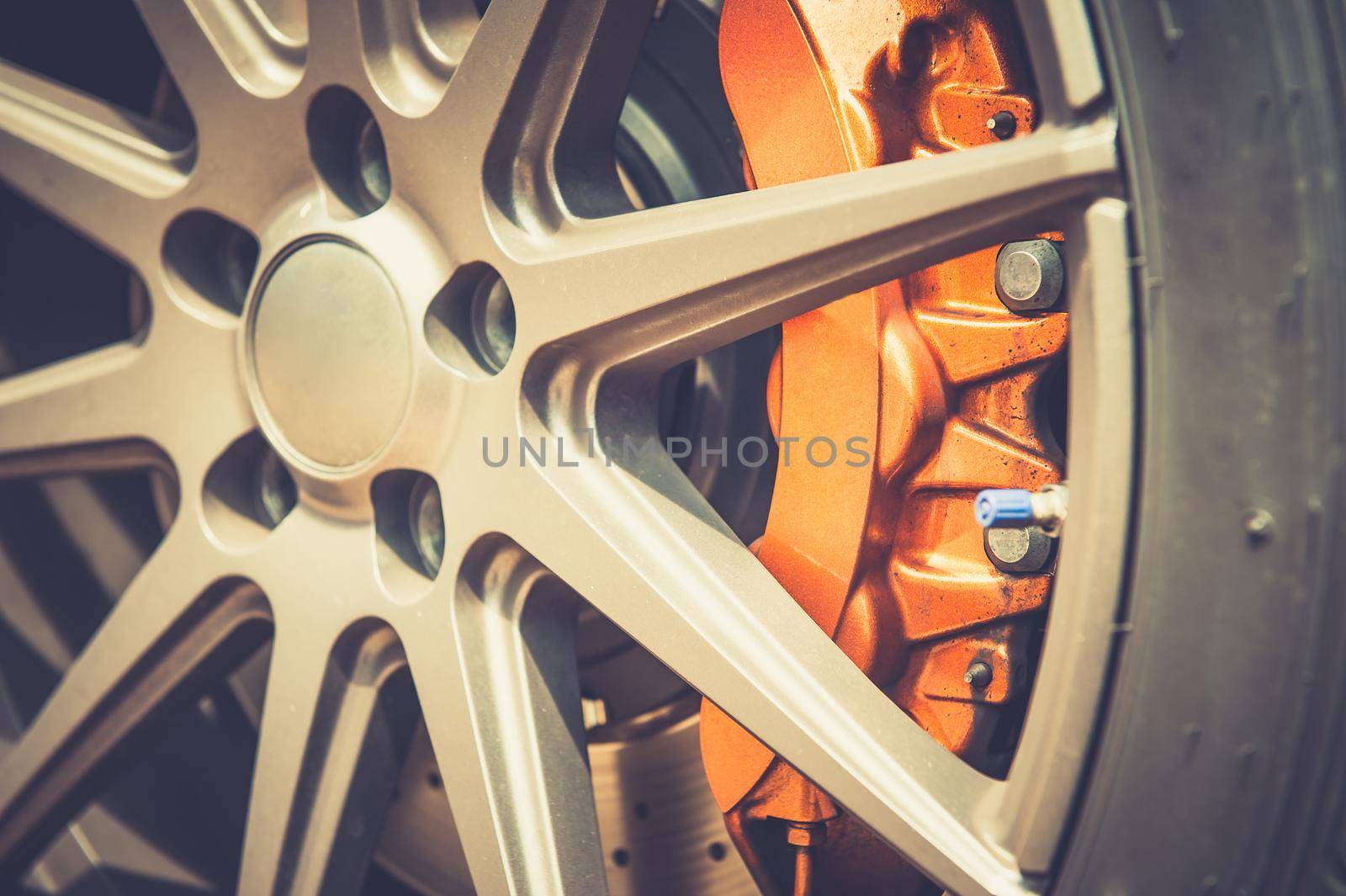 Close up of a modern sport wheel by cla78