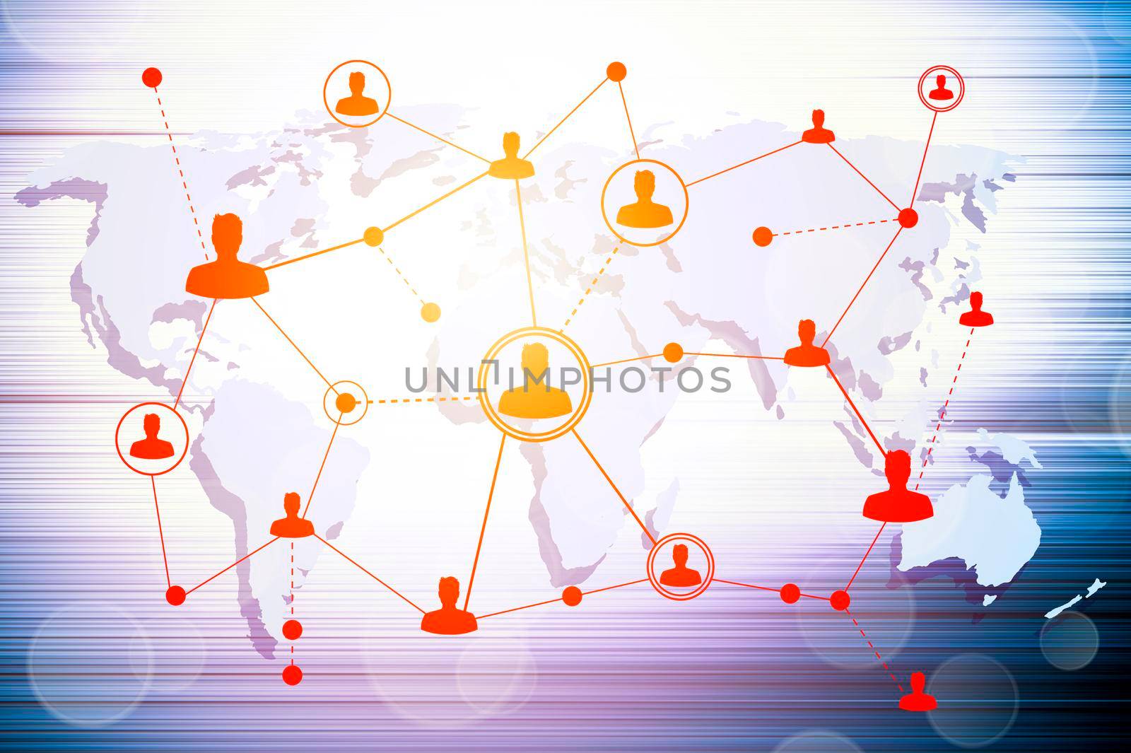 Social networking technologies. Social media concept