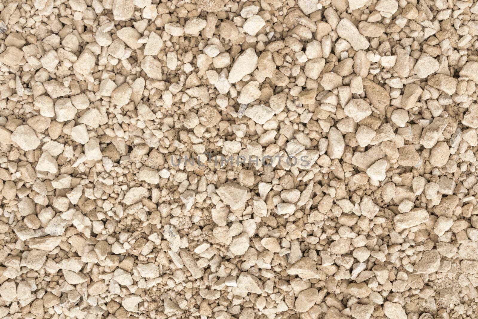 small white gravel on concrete texture background