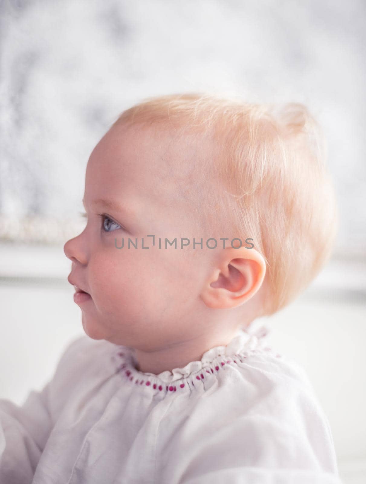 cute sweet little baby girl profile