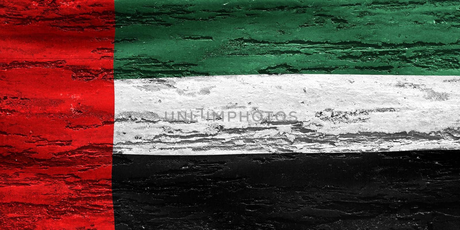 united arab emirates flag - realistic waving fabric flag by MP_foto71