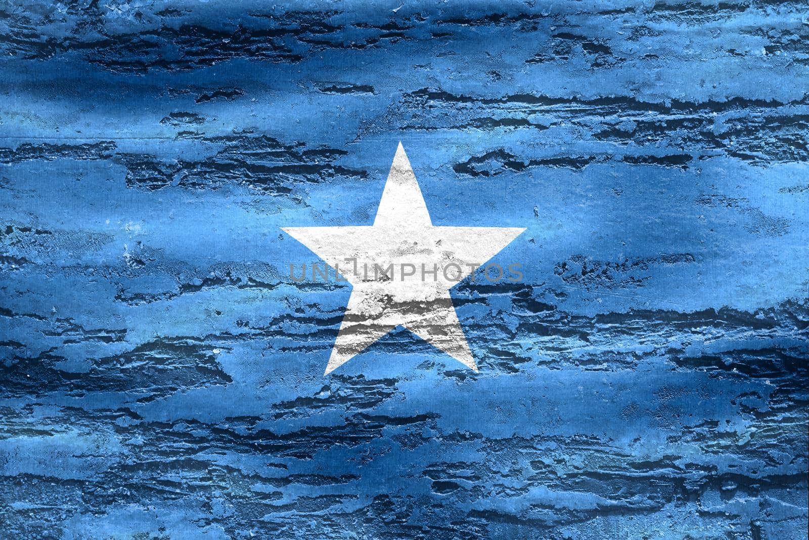 3D-Illustration of a Somalia flag - realistic waving fabric flag by MP_foto71