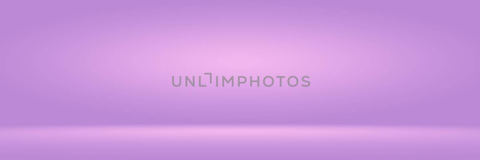 Studio Background Concept - abstract empty light gradient purple studio room background for product. Plain Studio background