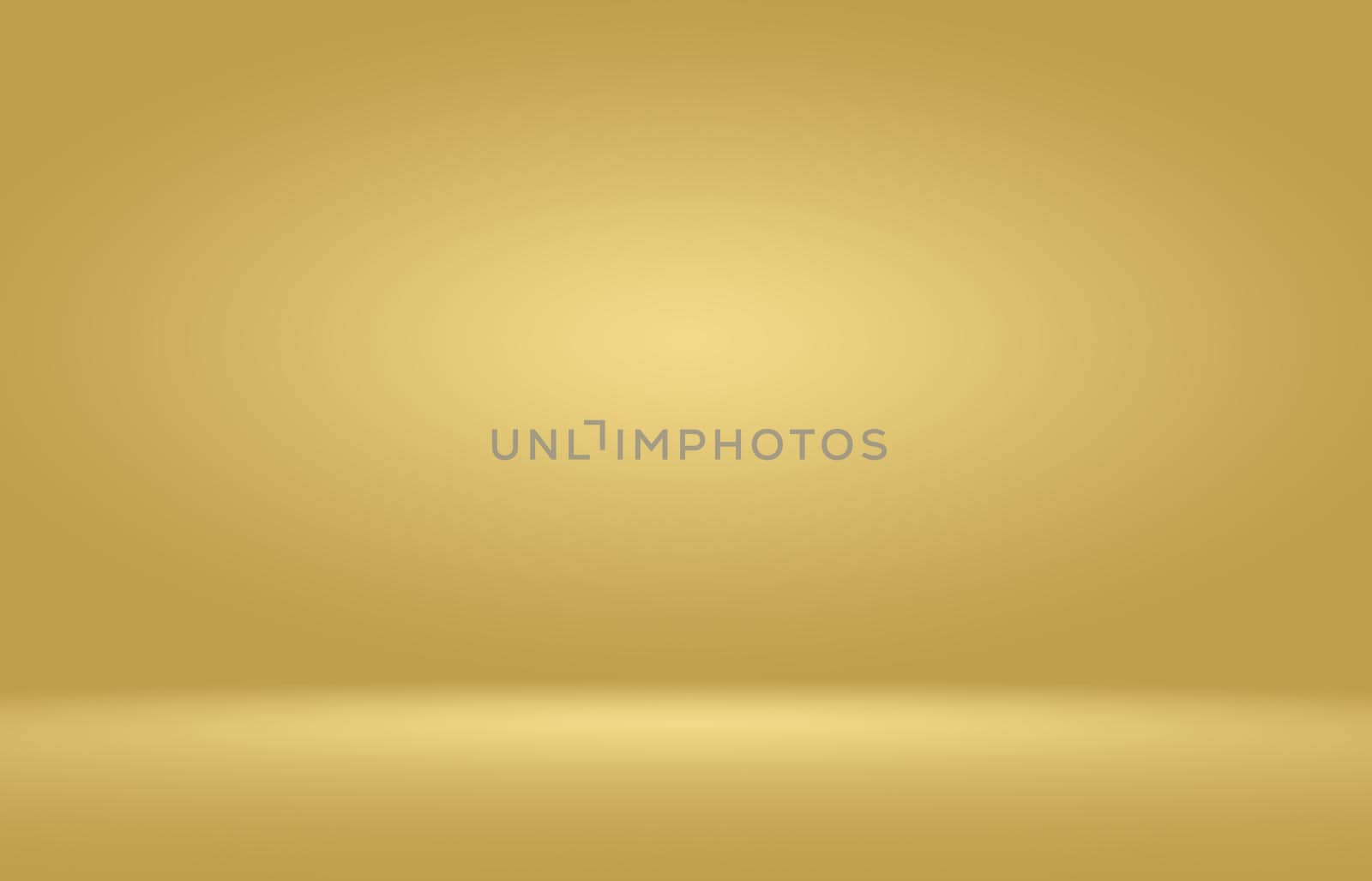 Abstract Luxury Gold yellow gradient studio wall, well use as background,layout,banner and product presentation