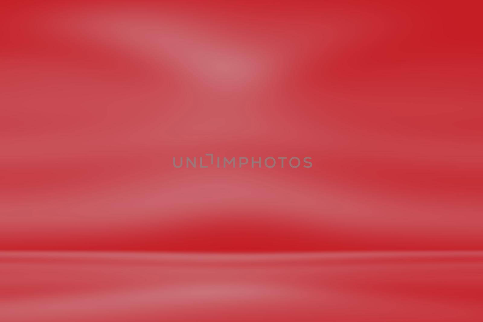 Abstract red light studio background with gradient. by Benzoix