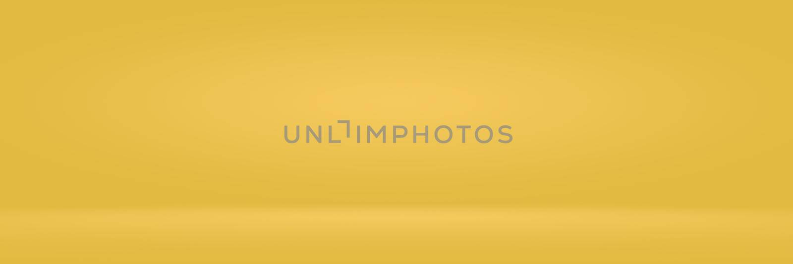 Abstract Luxury Gold yellow gradient studio wall, well use as background,layout,banner and product presentation