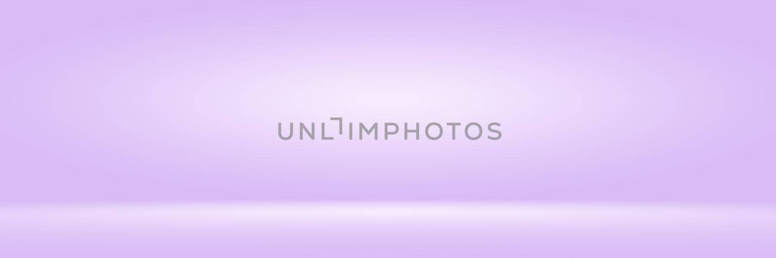 Studio Background Concept - abstract empty light gradient purple studio room background for product. Plain Studio background