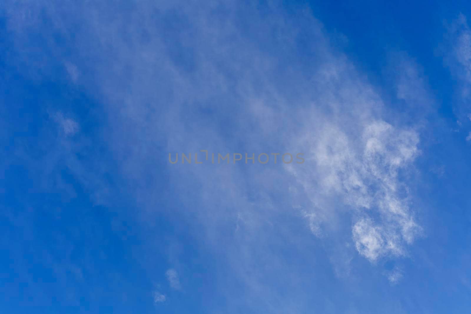 Beautiful clouds with blue sky background. Nature weather, cloud blue sky