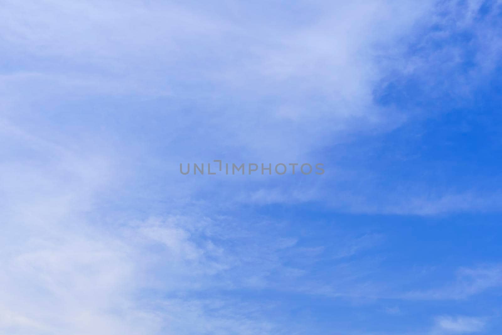 Beautiful clouds with blue sky background. Nature weather, cloud blue sky