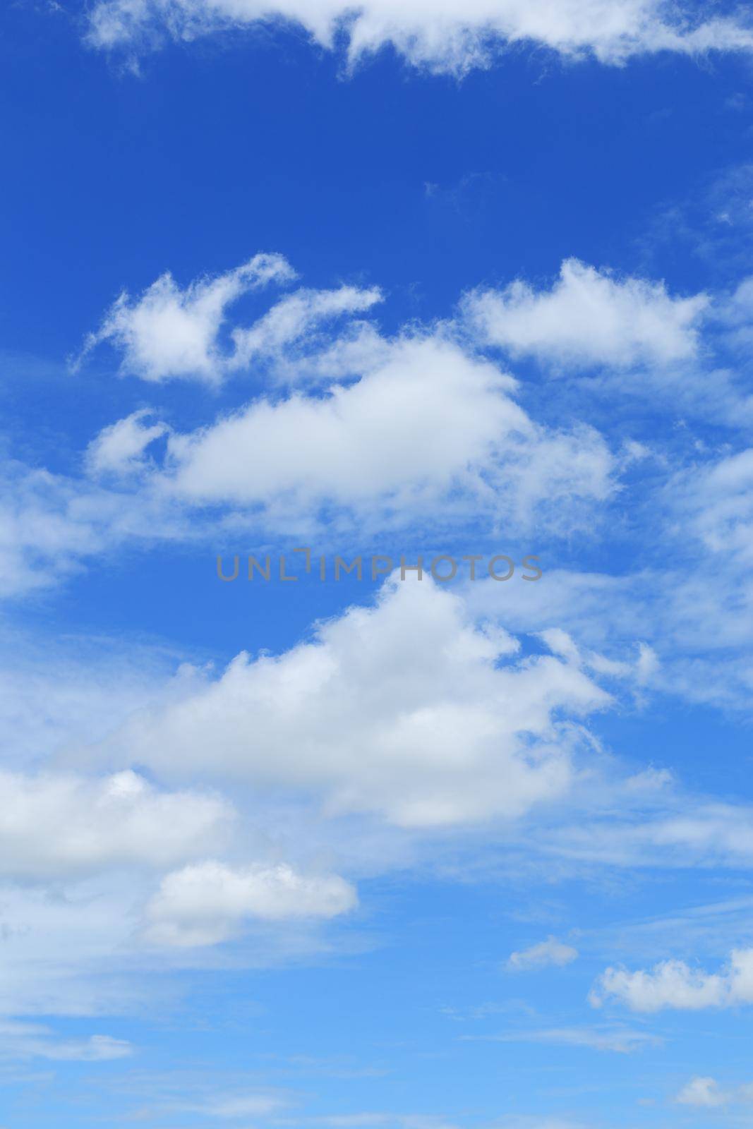 abstract blue sky and cloud background