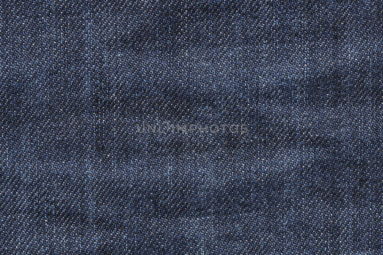 Close up of blue jeans texture background