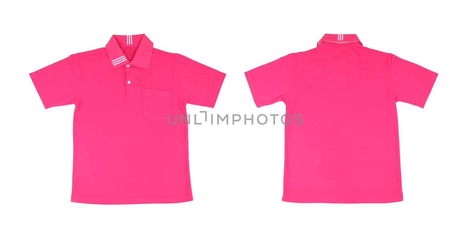 blank polo shirt set (front, back)  by geargodz