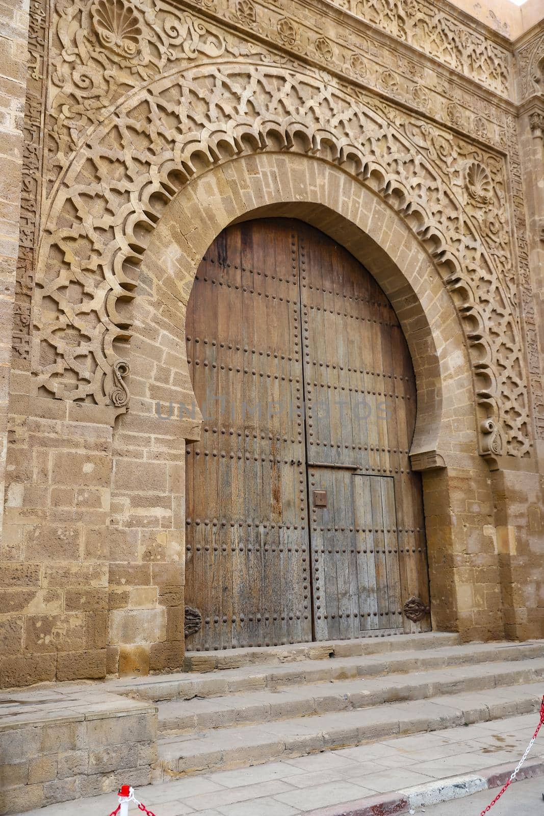 Gate of Kasbah of the Udayas in Rabat City, Morocco