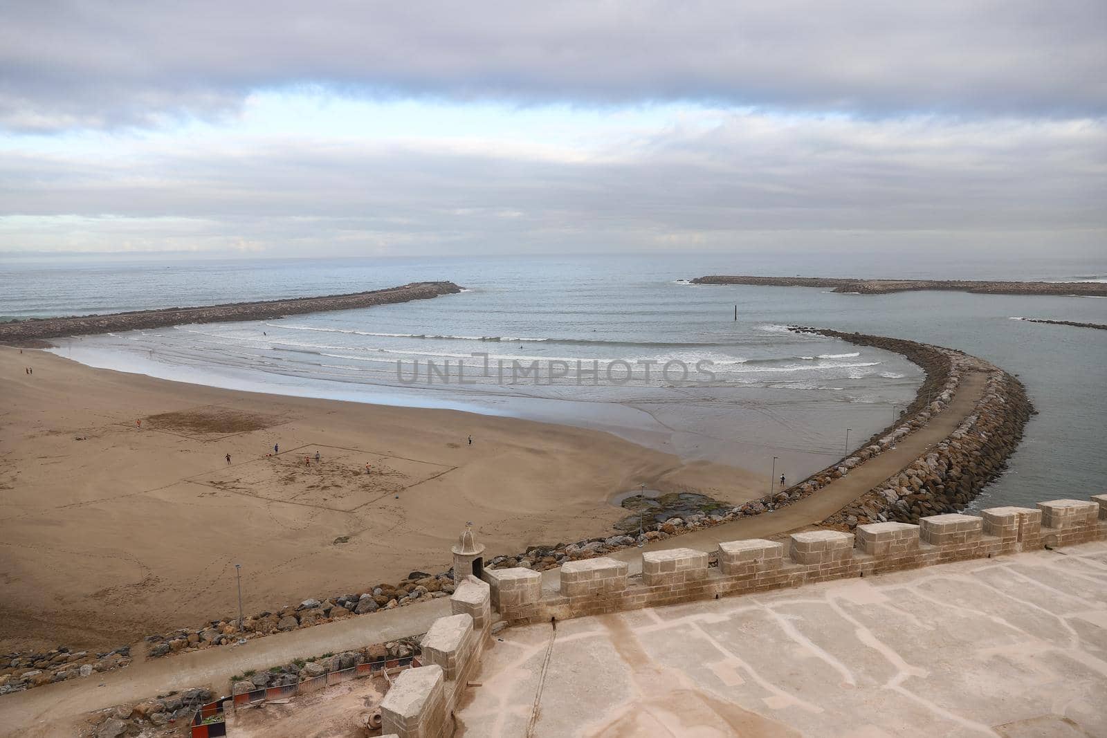 Atlantic Ocean Coast of Rabat City, Morocco