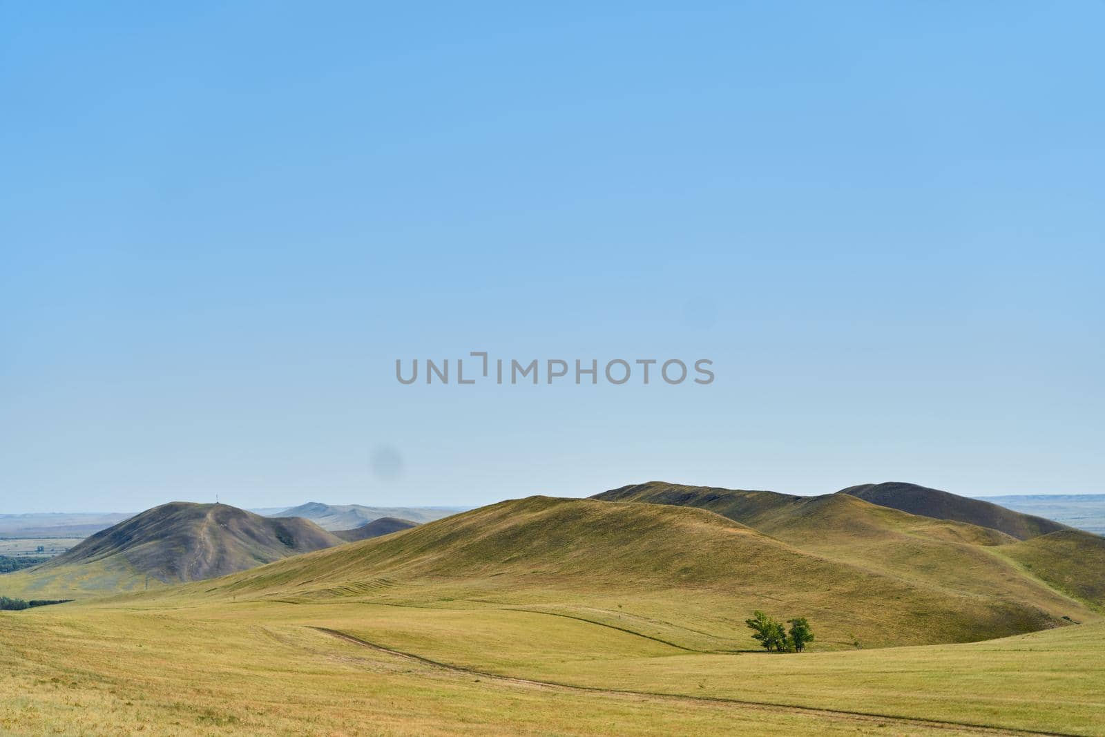 View of the Long Mountains Ridge. The beginning of the Ural mountains. Orenburg region. by driver-s