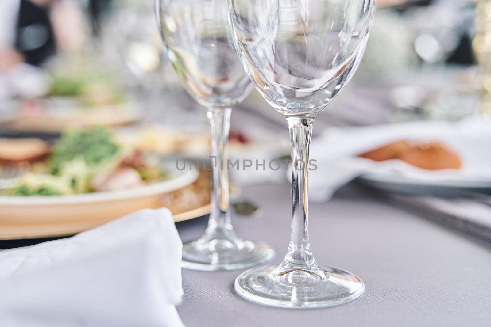 Table set for an event party or wedding reception. by driver-s