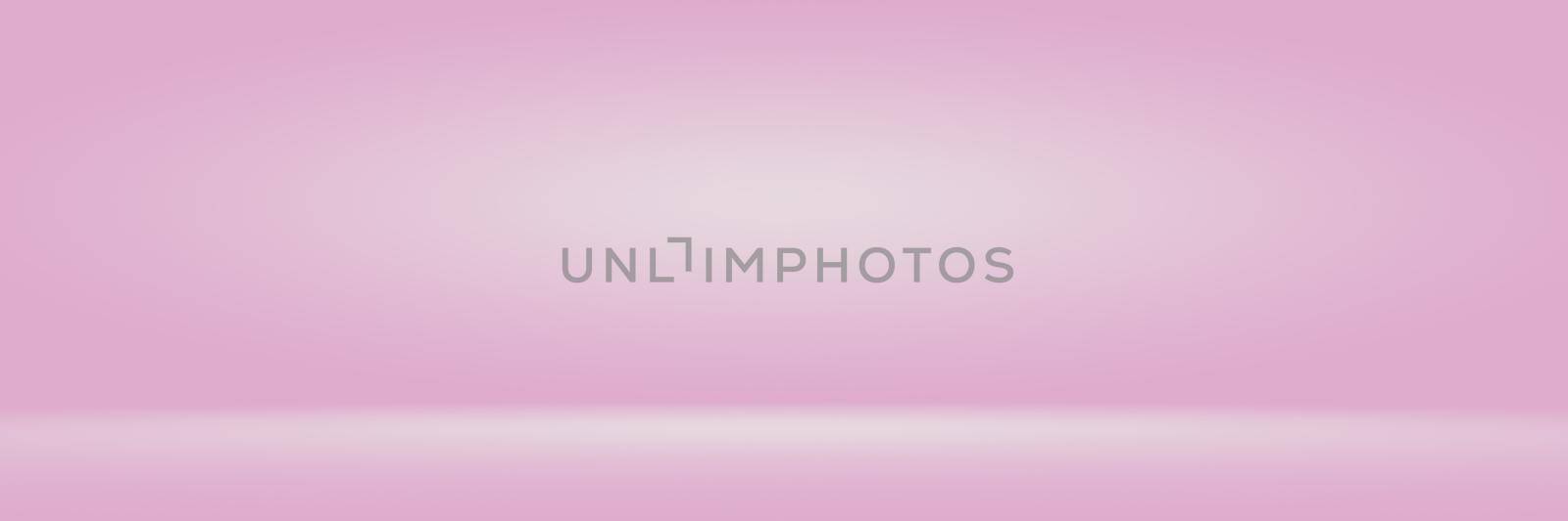 Abstact photographic Pink Gradient studio backdrop Background. by Benzoix