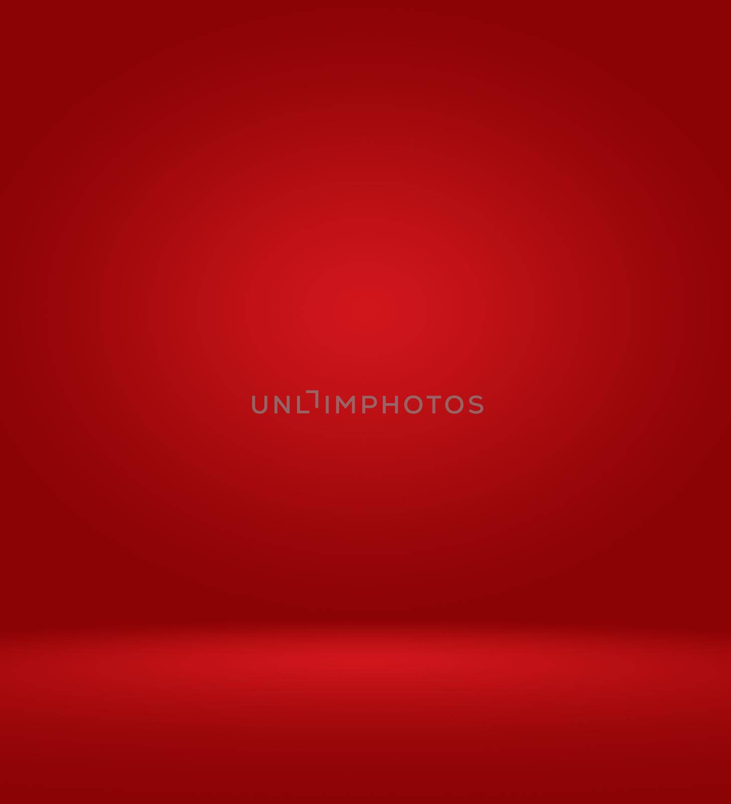 red for background and display your product.