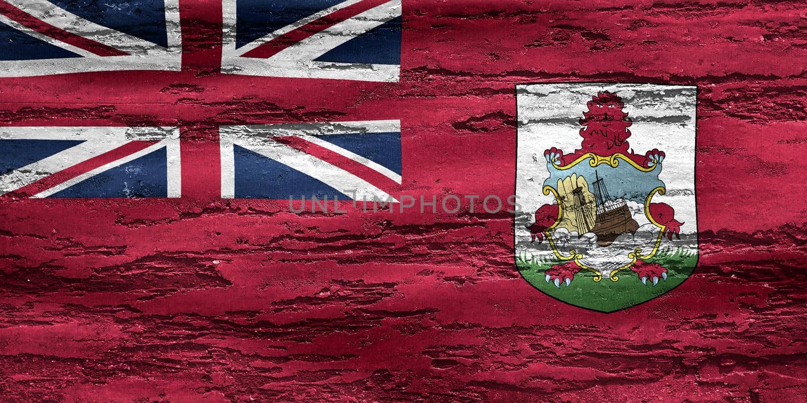 Bermuda flag - realistic waving fabric flag by MP_foto71