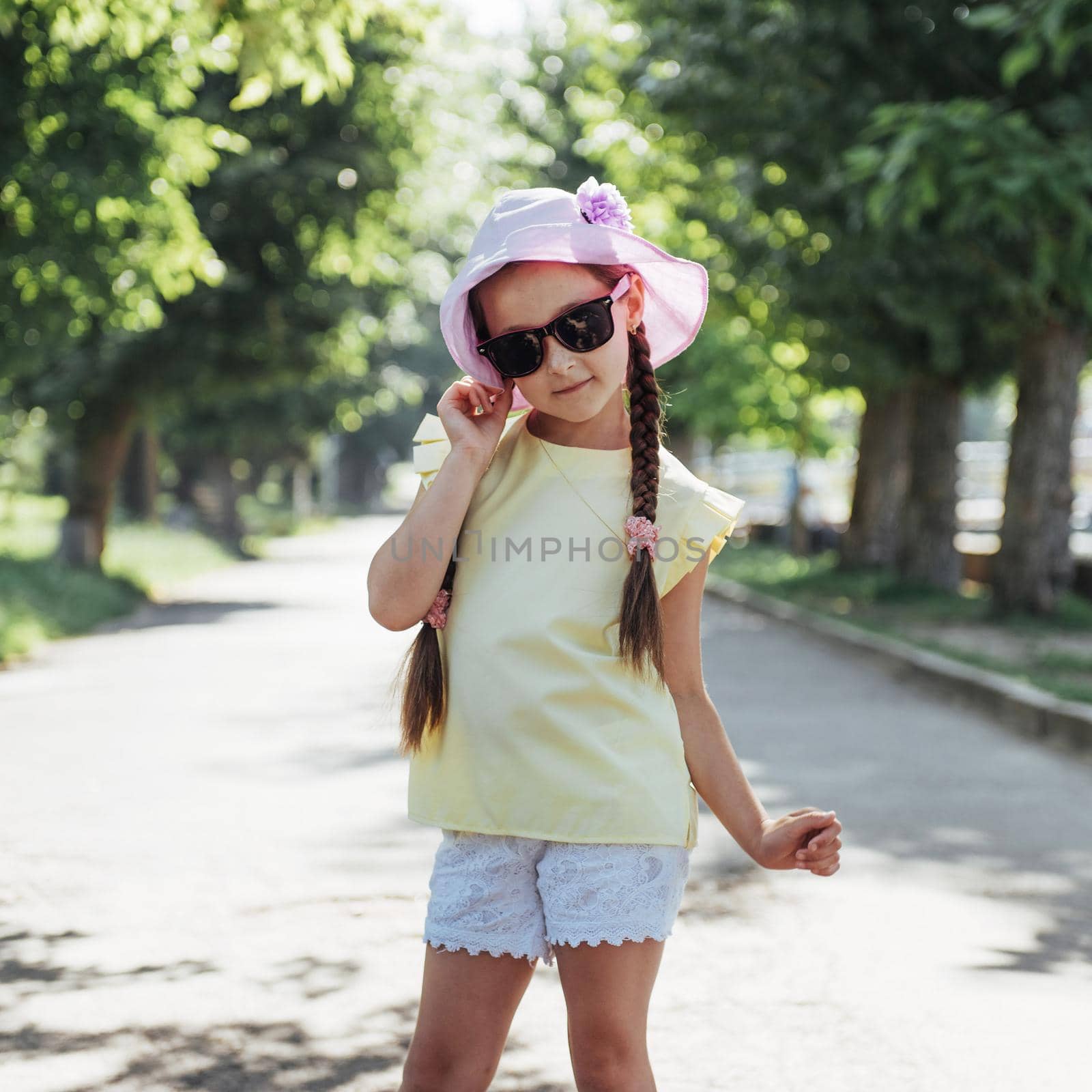 Beautiful girl in a summer sunny day by Standret
