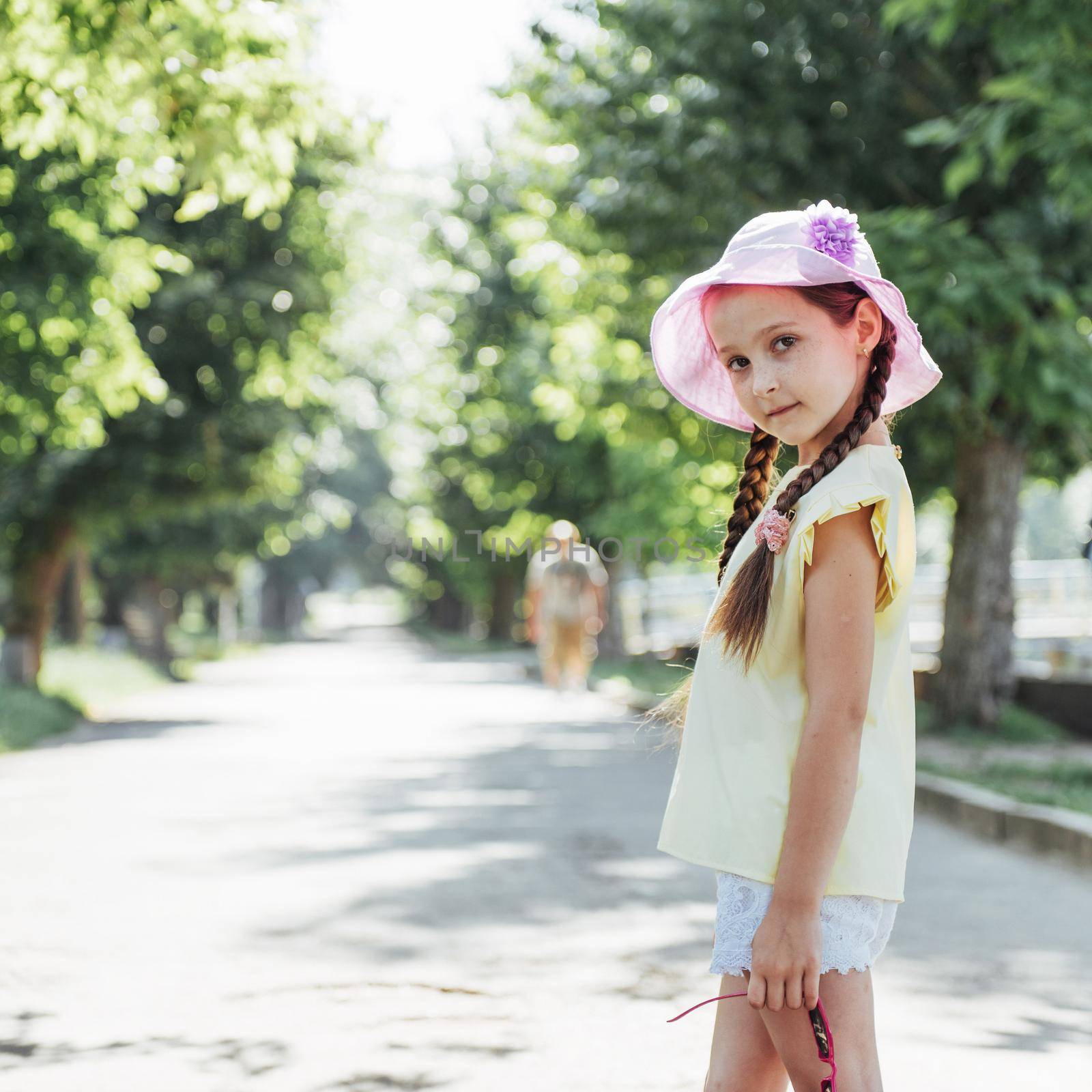 Beautiful girl in a summer sunny day by Standret