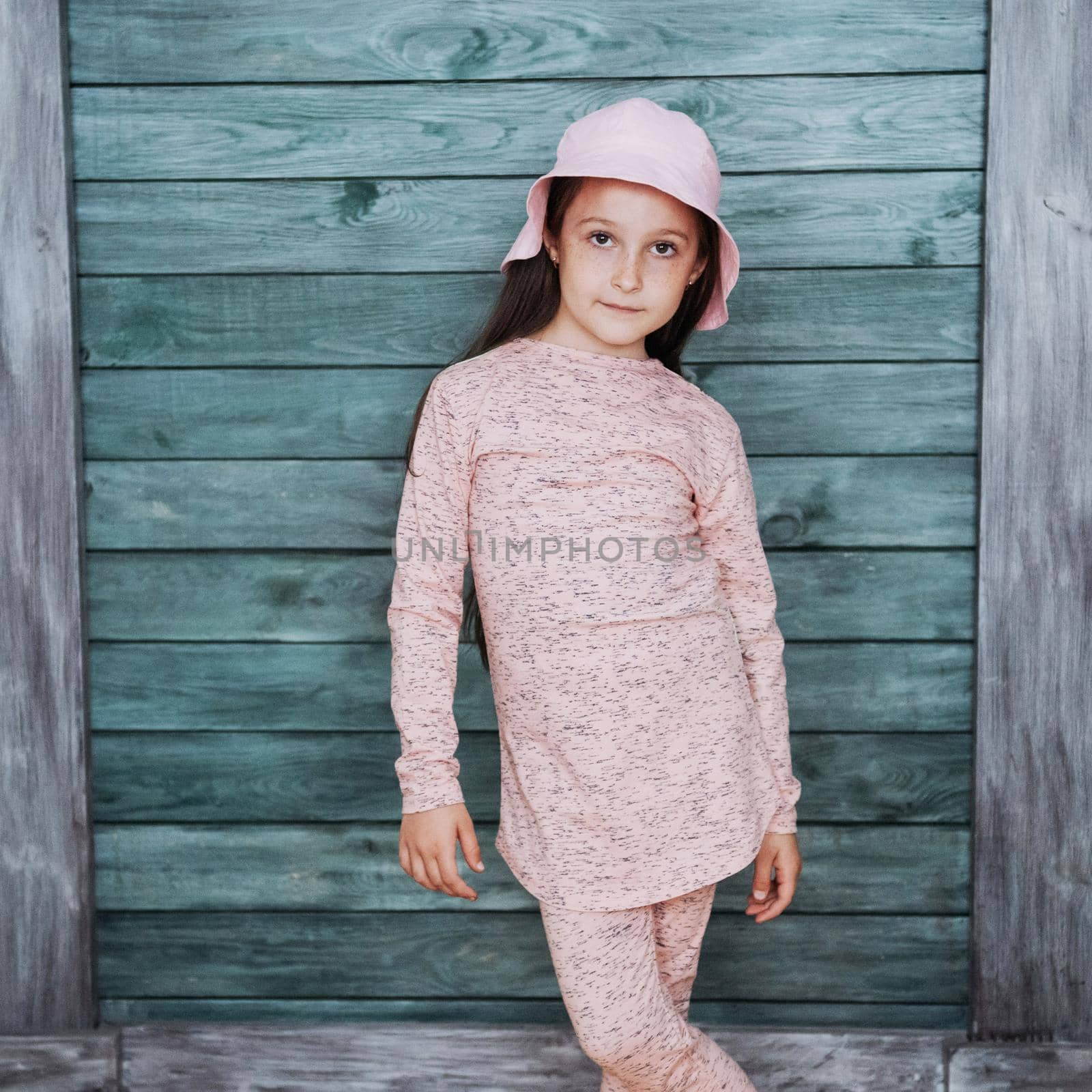 Cute girl posing for the camera Ukraine. Europe