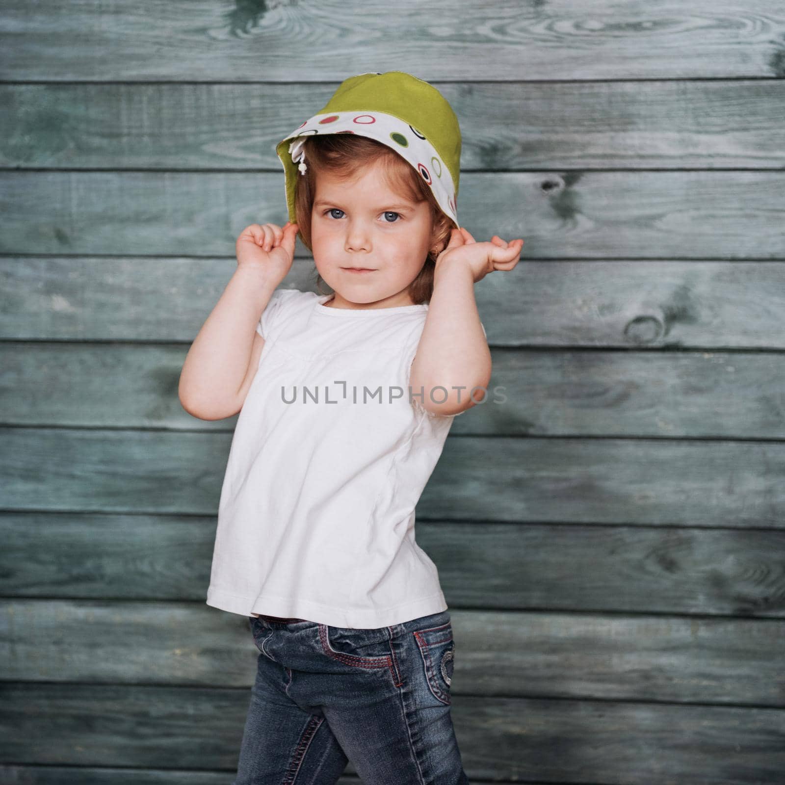 Cute girl posing for the camera Ukraine. Europe